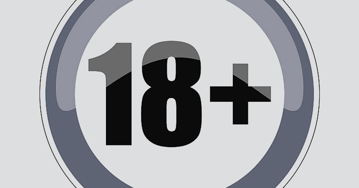 A black and white circle with the number 18 on it.