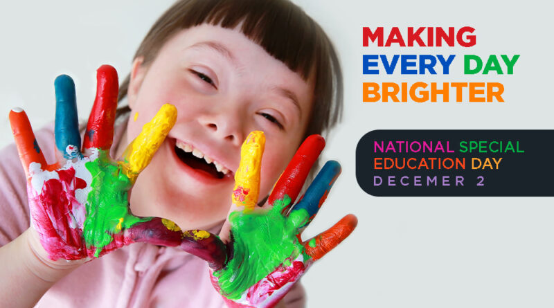 December 2 is National Special Education Day