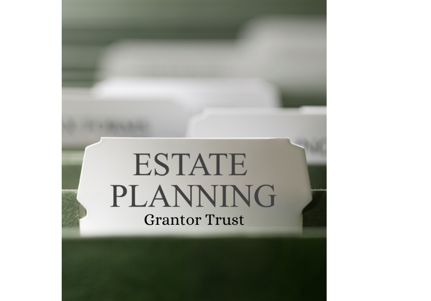 A folder with a label that says estate planning.