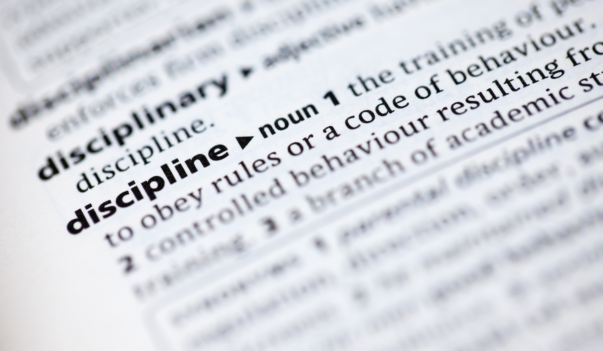 discipline definition